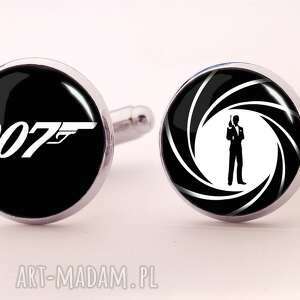 james bond - spinki do mankietów, agent 007, szpieg