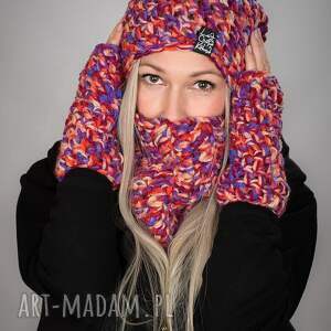 czapka melange 36 - multikolor, narty, snowboard, zima zimę prezent