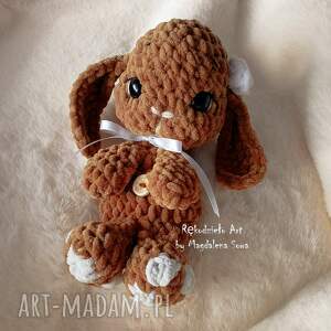 Króliczek, Królik przytulanka, Na szydełku