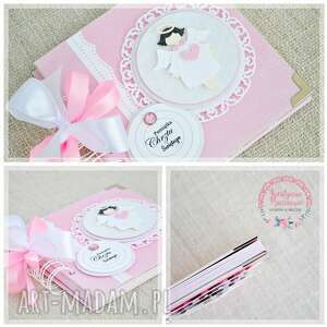 ręczne wykonanie scrapbooking albumy album na chrzest