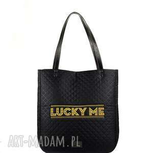 handmade na ramię torebka shopperka lucky me 124