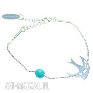 handmade poplavsky bransoletka turquoise swallow