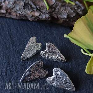 kolczyki Heart, serce, srebro