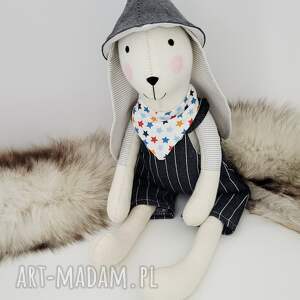 królik króliczek przytulanka z personalizacją, maskotka pokój dziecka, boże