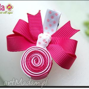 ręczne wykonanie ozdoby do włosów spinka filipola lizaczek:) handmade