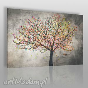 obraz na płótnie - drzewo liście - 120x80 - Dom obrazy