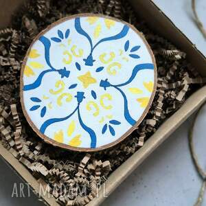 od serca rekodzielo podkładka pod kubek w stylu portugalskim 5 rustykalna