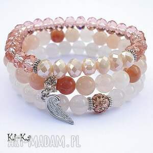 handmade peach and white set /07 - 2014/