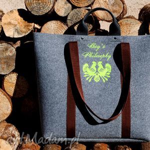 handmade torebki wielka shopper bag folk