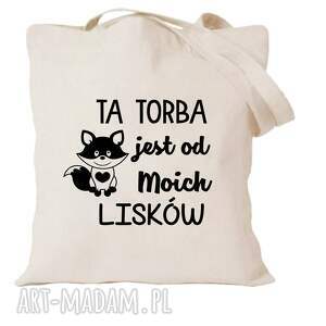 handmade torba z nadrukiem z nazwą grupy dla przedszkolanki, prezent, zakończenie roku
