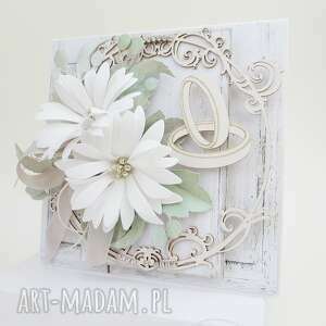 handmade scrapbooking kartki pastelowo - w pudełku