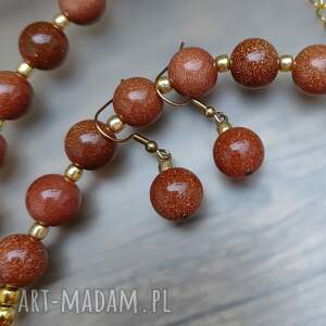 kolczyki kulki piasek pustyni