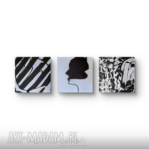 Kompozycja Black&white, wspolczesny, obraz xzarny