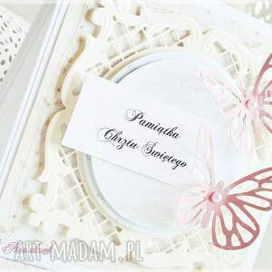 handmade scrapbooking kartki kartka na chrzest święty