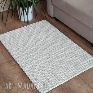 Dywan ze sznurka prostokątny szydełkowy 60x100 cm