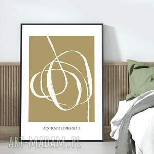 plakat abstract lines no 1 30x40 cm salonu, abstrakcyjna grafika