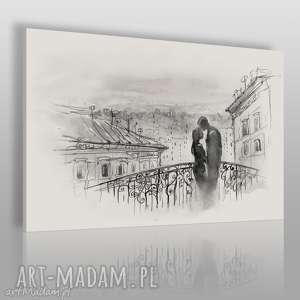 obraz na płótnie - most miłość - VAKU DSGN obrazy