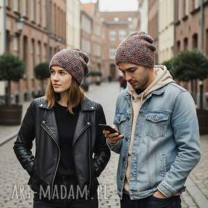 kolorowa czapka całoroczna przejściowa cienka all season unisex, czapka unisex