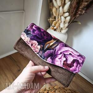 Prezent Portfel Damski Piwonie, duzy