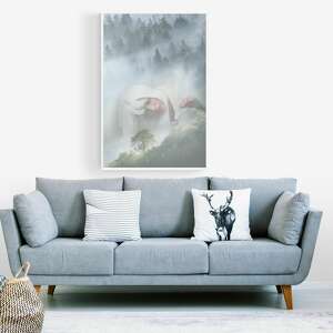 obraz - plakat 50x70 cm mgła