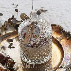 świeca w szkle no 8, szkłana aromatyzowana, dekoracyjna sojowa prezent