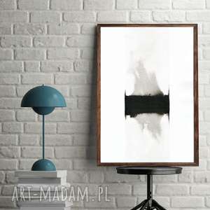grafika 30x40 cm wykonana ręcznie, plakat, abstrakcja, elegancki minimalizm
