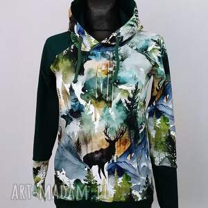 bluza damska z kapturem góry