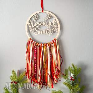 handmade pomysł na upominek święta świąteczna ozdoba na drzwi