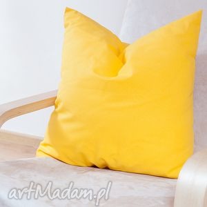 ręcznie wykonane poduszki duża poduszka bawełniana yellow
