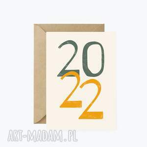 kartka noworoczna, 2022, prezent, nowy rok