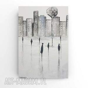 miasto 4 - akwarela formatu a5