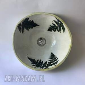 umywalka ceramiczna paprocie