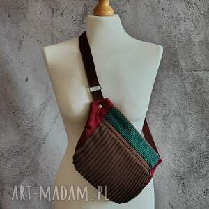 Damska nerko-torebka na rower - torebka crossbody handmade
