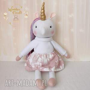 jednorożec cleo, przytulanka ręcznie szyta, prezent gotowy