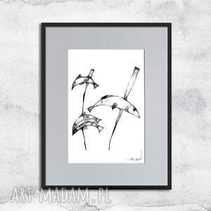 Prezent Grafika z ramą - nr 13, czarno biała