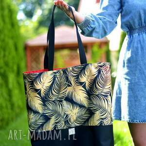 handmade na ramię shopper wodoodporna duża torba torba na ramię damska torebka shopperka