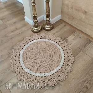 misz masz dorota dywan okrągły ze sznurka bawełnianego 80cm łazienki