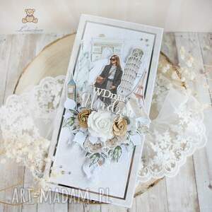 handmade scrapbooking kartki kobieca kartka urodzinowa, prezent na urodziny