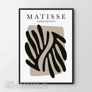 plakaty plakat obraz black matisse #3 A4 - 21.0x29.7cm