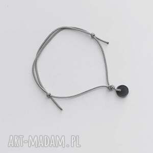 OKRĄG bransoletka, tworzywo sztuczne, sznurek, regulowana