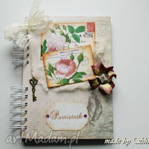 handmade pamiętnik - 'różane marzenia'