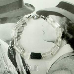 turmalin i kryształy bransoletka, kamienie bryłki naturalne