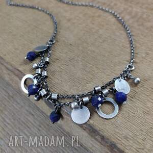 Delikatny naszyjnik z lapis lazuli