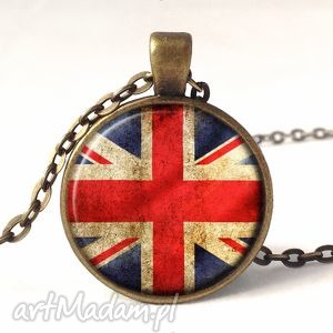 wielka brytania - medalion z łańcuszkiem, londyn, flaga