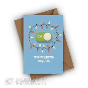 kartka świąteczna - tryb świąteczny włączony