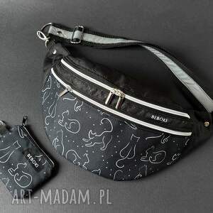 beboki nerka xl koty / czarny miniportfelik gratis, super torebka, polska moda