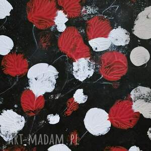 Poppies 3 na plotnie 70x50x1 cm, obraz krajobraz, abstrakcje obrazy