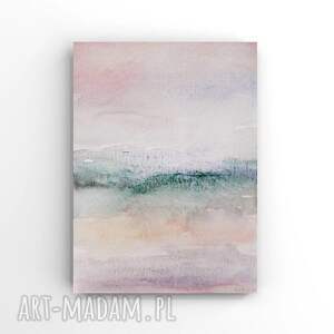 Abstrakcja akwarela 32/24 cm - oryginalny obraz Rembrandt Paulina Lebida