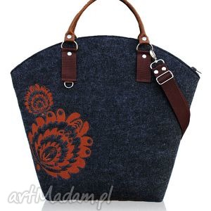 handmade torebki hobo łowiczanie na mazurach szukają jesieni; - kasztan