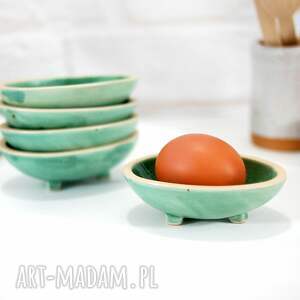 ceramiczna miseczka jajecznik jajka, sosy, przyprawy, ceramika prezent